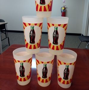 Lot of Coca-Cola Cups
